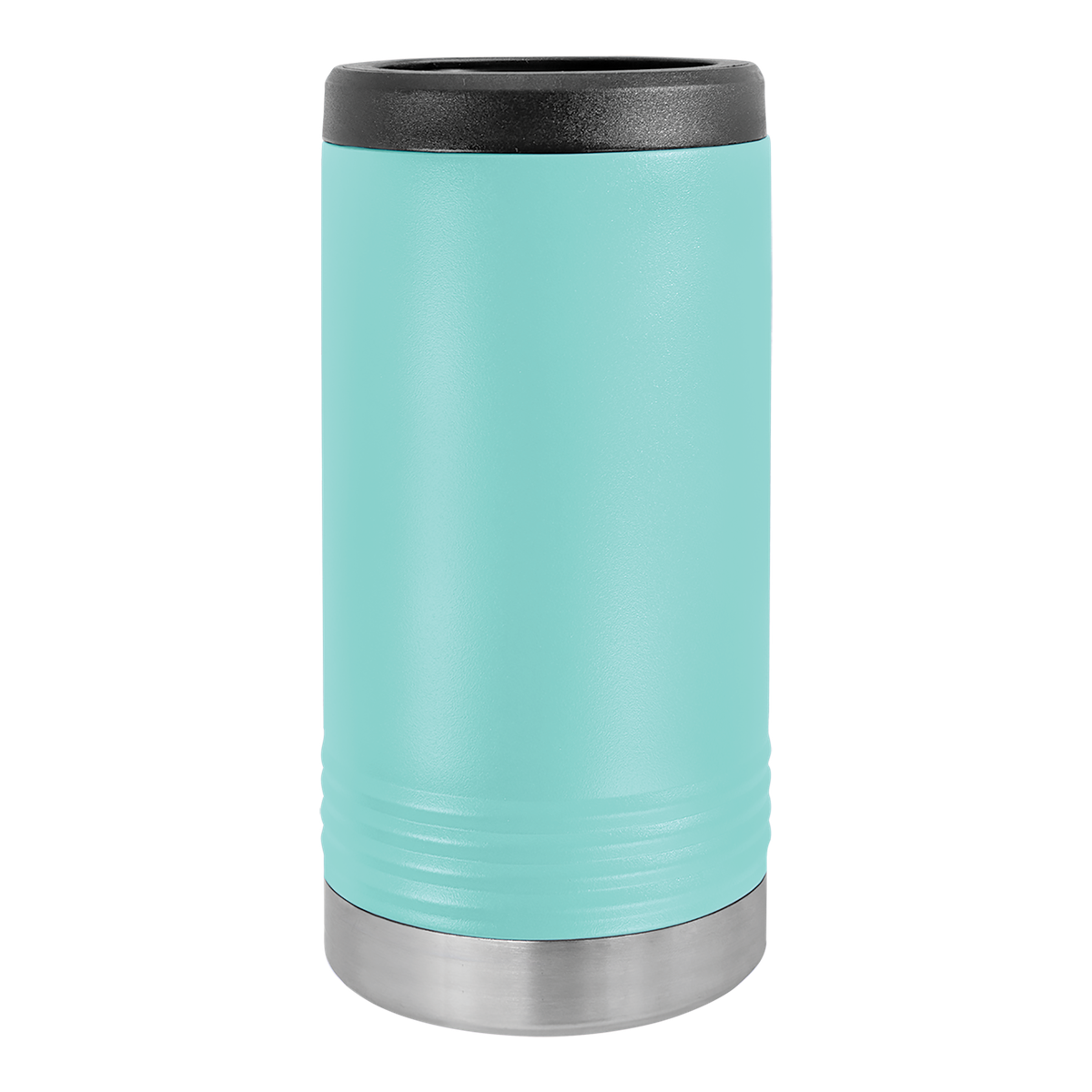 Custom Engraved Slim Can Holder | Stainless Steel Double Wall Insulated — Teal