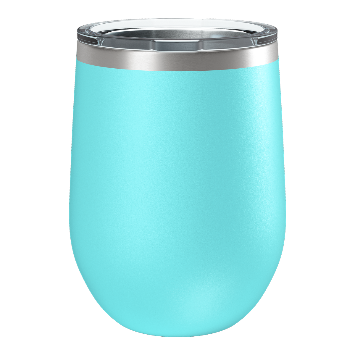 Custom Printed 12oz Wine Tumbler | Stainless Steel 12oz Double Wall Insulated Drinkware — Teal