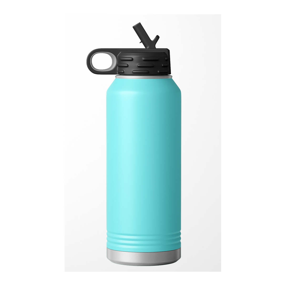 Custom Printed Water Bottle | Stainless Steel 32oz Double Wall Insulated — Teal