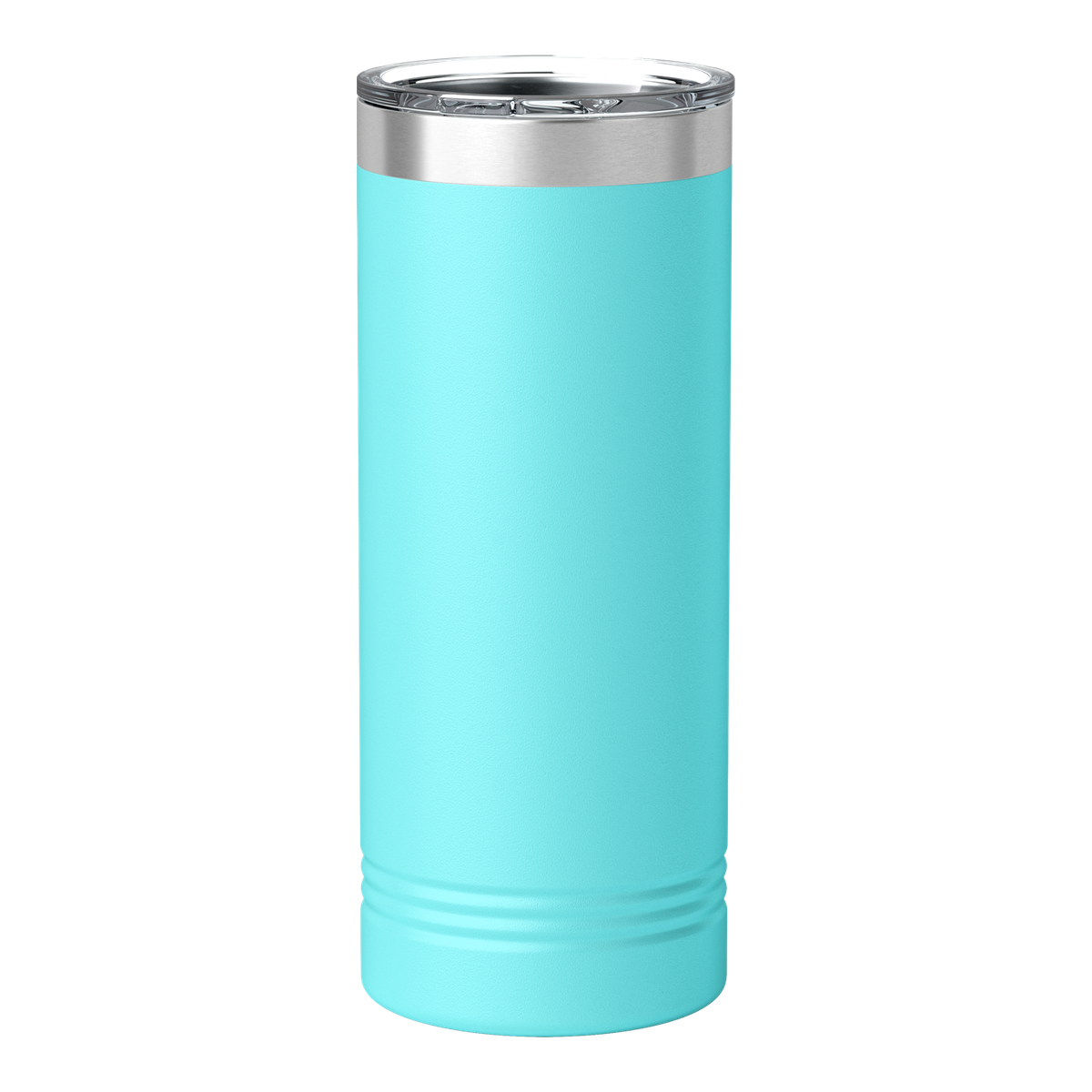 Custom 22oz Skinny Tumbler — Full-Color UV Printed Stainless Steel — Teal