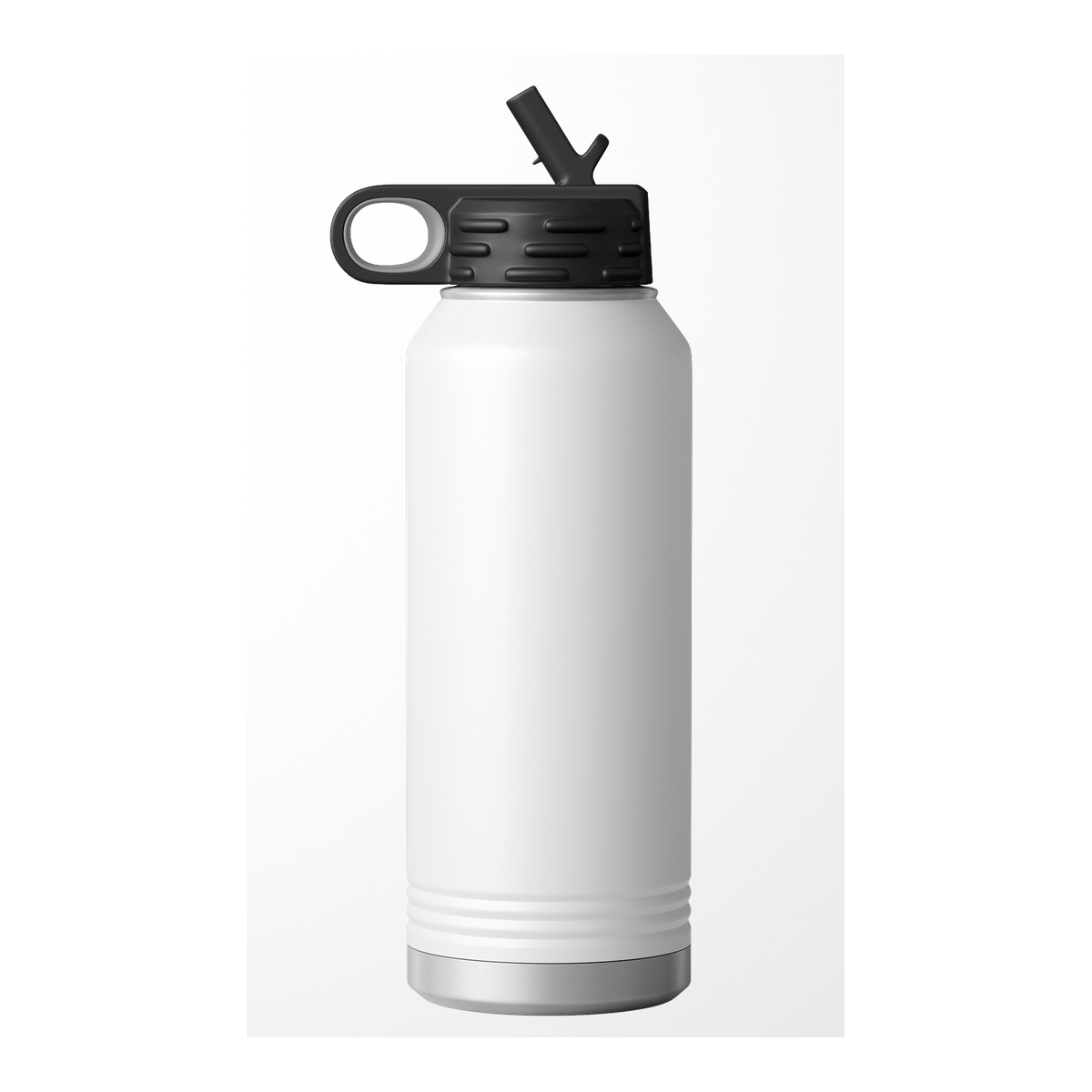 Custom Printed Water Bottle | Stainless Steel 32oz Double Wall Insulated — White