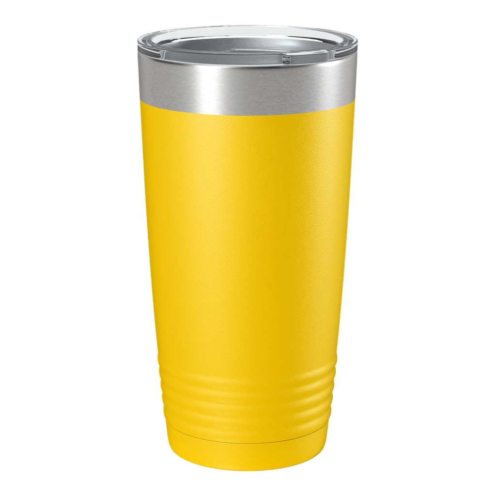 Custom Engraved 20oz Tumbler | Stainless Steel 20oz Double Wall Insulated Drinkware — Yellow